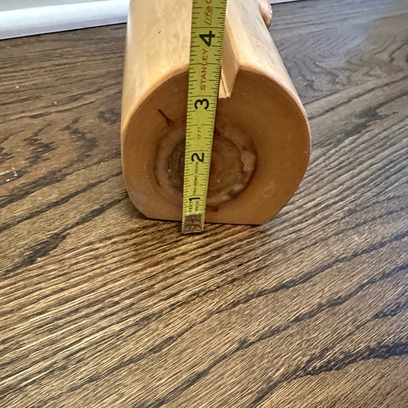 Wood log for displaying records - Picture 2 of 5